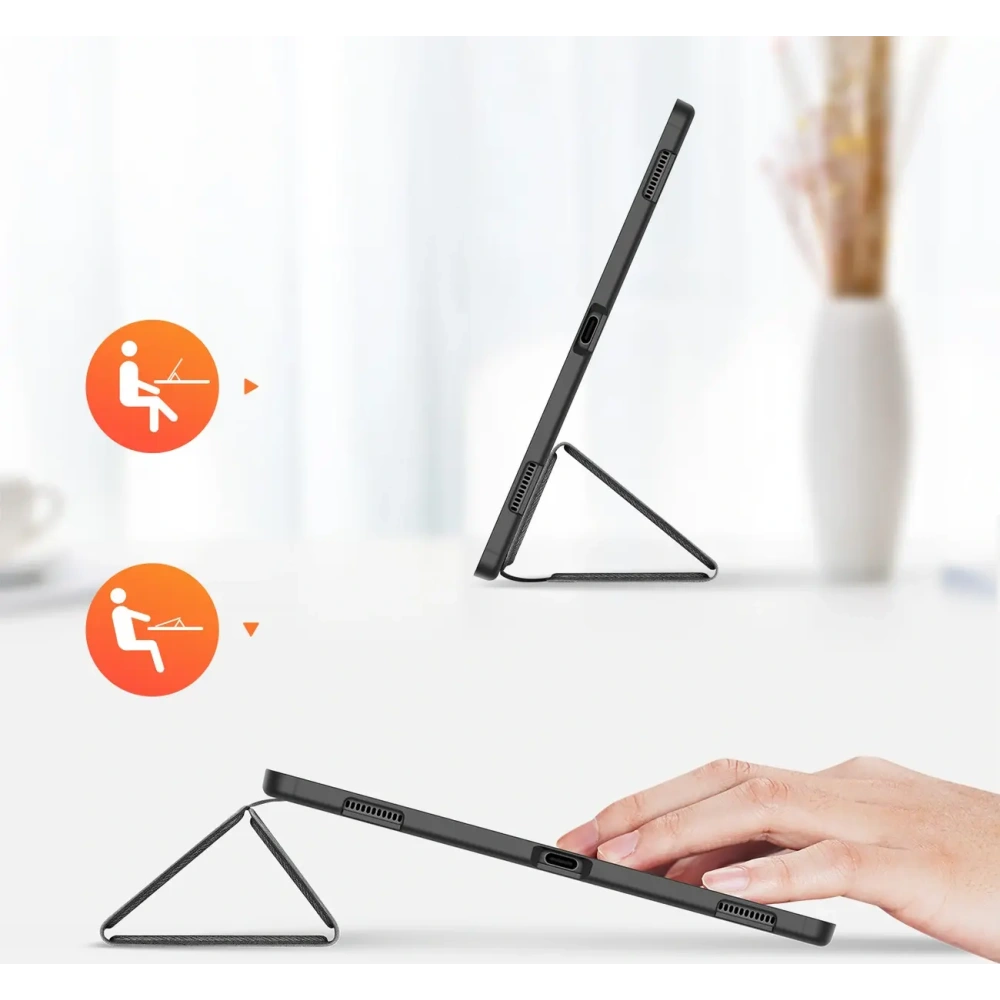 Etui DUX DUCIS Domo Smart Sleep Samsung Galaxy Tab S8 Ultra / S9 Ultra czarny