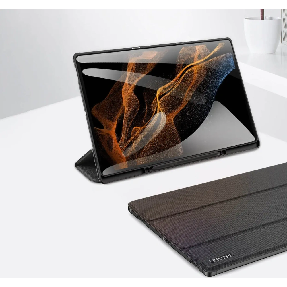 Etui DUX DUCIS Domo Smart Sleep Samsung Galaxy Tab S8 Ultra / S9 Ultra czarny