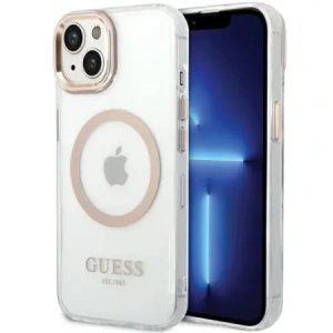 Kup Guess GUHMP15MHTRMD Apple iPhone 15 Plus / 14 Plus kemény tok Fém Keret Magsafe arany - GUE4197 - {ean13} - Sklep Home Screen