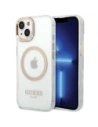 Guess GUHMP15MHTRMD Apple iPhone 15 Plus / 14 Plus kemény tok Fém Keret Magsafe arany