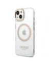 Buy Guess GUHMP15MHTRMD Apple iPhone 15 Plus / 14 Plus hardcase Metal Outline Magsafe gold - GUE4197 - {ean13} - Home Screen Store Europe