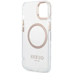 Kup Guess GUHMP15MHTRMD Apple iPhone 15 Plus / 14 Plus husă din metal cu margine Magsafe aurie - GUE4197 - {ean13} - Sklep Home Screen