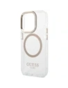 Buy Guess GUHMP15SHTRMD Apple iPhone 15 / 14 / 13 hardcase Metal Outline Magsafe gold - GUE4198 - {ean13} - Home Screen Store Europe
