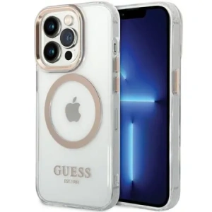 Kup Guess GUHMP15XHTRMD Apple iPhone 15 Pro Max kemény hátlap Fém Keret Magsafe arany - GUE4199 - {ean13} - Sklep Home Screen