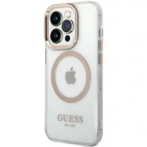 Kup Guess GUHMP15XHTRMD Apple iPhone 15 Pro Max kemény hátlap Fém Keret Magsafe arany - GUE4199 - {ean13} - Sklep Home Screen