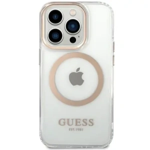 Kup Guess GUHMP15XHTRMD Apple iPhone 15 Pro Max kemény hátlap Fém Keret Magsafe arany - GUE4199 - {ean13} - Sklep Home Screen
