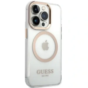 Kup Guess GUHMP15XHTRMD Apple iPhone 15 Pro Max kemény hátlap Fém Keret Magsafe arany - GUE4199 - {ean13} - Sklep Home Screen