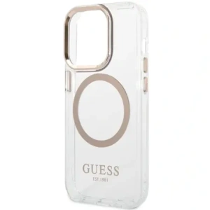 Kup Guess GUHMP15XHTRMD Apple iPhone 15 Pro Max kemény hátlap Fém Keret Magsafe arany - GUE4199 - {ean13} - Sklep Home Screen