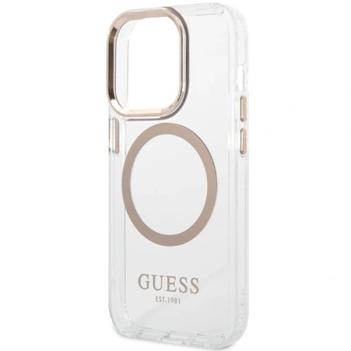 Kup Guess GUHMP15XHTRMD Apple iPhone 15 Pro Max kemény hátlap Fém Keret Magsafe arany - GUE4199 - {ean13} - Sklep Home Screen