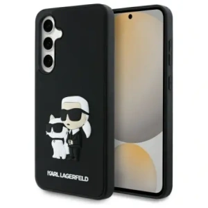 Kup Karl Lagerfeld KLHCS24FE3DRKCNK Samsung Galaxy S24 FE kemény hátlap 3D gumi Karl&Choupette fekete - KLD21834 - {ean13} - Sklep Home Screen