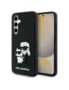 Etui Karl Lagerfeld KLHCS24FE3DRKCNK Samsung Galaxy S24 FE hardcase 3D Rubber Karl&Choupette černý/black