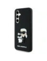 Kup Karl Lagerfeld KLHCS24FE3DRKCNK Samsung Galaxy S24 FE hardcase 3D Rubber Karl&Choupette negru - KLD21834 - {ean13} - Sklep Home Screen