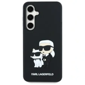Kup Karl Lagerfeld KLHCS24FE3DRKCNK Samsung Galaxy S24 FE kemény hátlap 3D gumi Karl&Choupette fekete - KLD21834 - {ean13} - Sklep Home Screen