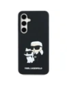 Kup Karl Lagerfeld KLHCS24FE3DRKCNK Samsung Galaxy S24 FE hardcase 3D Rubber Karl&Choupette negru - KLD21834 - {ean13} - Sklep Home Screen