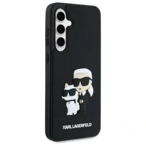 Kup Karl Lagerfeld KLHCS24FE3DRKCNK Samsung Galaxy S24 FE kemény hátlap 3D gumi Karl&Choupette fekete - KLD21834 - {ean13} - Sklep Home Screen