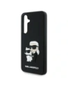 Kup Karl Lagerfeld KLHCS24FE3DRKCNK Samsung Galaxy S24 FE hardcase 3D Rubber Karl&Choupette negru - KLD21834 - {ean13} - Sklep Home Screen