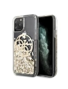 Guess Apple Case GUHCN58LGGITDGO iPhone 11 Pro gold/gold hartes Case Circle Liquid Glitter