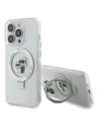 Karl Lagerfeld KLHMP15LHMRSKCH Apple iPhone 15 Pro hardcase Ring Stand Karl&Choupettte MagSafe white