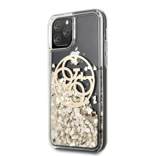 Kup Guess Apple Case GUHCN58LGGITDGO iPhone 11 Pro gold/gold hartes Case Circle Liquid Glitter - GUE422GLD - {ean13} - Sklep Home Screen