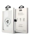Kup Karl Lagerfeld KLHMP15LHMRSKCH Apple iPhone 15 Pro Hartschale Ring Stand Karl&Choupettte MagSafe weiß - KLD21835 - {ean13} - Sklep Home Screen
