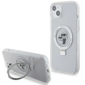 Kup Karl Lagerfeld KLHMP15MHMRSKCH Apple iPhone 15 Plus / 14 Plus kemény tok Ring Stand Karl&Choupettte MagSafe fehér - KLD21836 - {ean13} - Sklep Home Screen