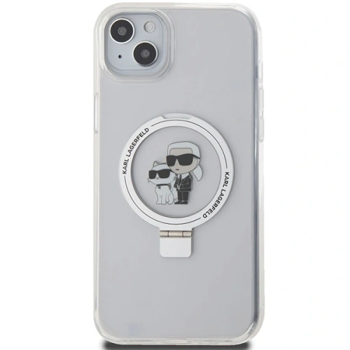 Kup Karl Lagerfeld KLHMP15MHMRSKCH Apple iPhone 15 Plus / 14 Plus kemény tok Ring Stand Karl&Choupettte MagSafe fehér - KLD21836 - {ean13} - Sklep Home Screen