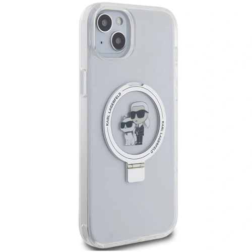 Kup Karl Lagerfeld KLHMP15MHMRSKCH Apple iPhone 15 Plus / 14 Plus kemény tok Ring Stand Karl&Choupettte MagSafe fehér - KLD21836 - {ean13} - Sklep Home Screen