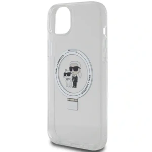 Kup Karl Lagerfeld KLHMP15MHMRSKCH Apple iPhone 15 Plus / 14 Plus hardcase Ring Stand Karl&Choupettte MagSafe alb - KLD21836 - {ean13} - Sklep Home Screen