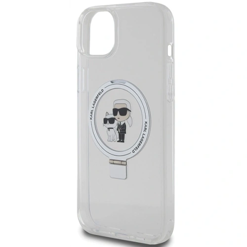 Kup Karl Lagerfeld KLHMP15MHMRSKCH Apple iPhone 15 Plus / 14 Plus kemény tok Ring Stand Karl&Choupettte MagSafe fehér - KLD21836 - {ean13} - Sklep Home Screen