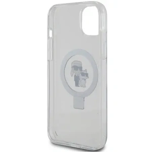 Kup Karl Lagerfeld KLHMP15MHMRSKCH Apple iPhone 15 Plus / 14 Plus hardcase Ring Stand Karl&Choupettte MagSafe alb - KLD21836 - {ean13} - Sklep Home Screen