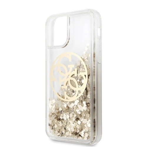 Kup Guess Apple Case GUHCN58LGGITDGO iPhone 11 Pro gold/gold hartes Case Circle Liquid Glitter - GUE422GLD - {ean13} - Sklep Home Screen