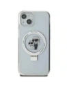 Kup Karl Lagerfeld KLHMP15SHMRSKCH Apple iPhone 15 / 14 / 13 hardcase Ring Stand Karl&Choupettte MagSafe alb - KLD21837 - {ean13} - Sklep Home Screen