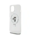 Kup Karl Lagerfeld KLHMP15SHMRSKCH Apple iPhone 15 / 14 / 13 hardcase Ring Stand Karl&Choupettte MagSafe alb - KLD21837 - {ean13} - Sklep Home Screen