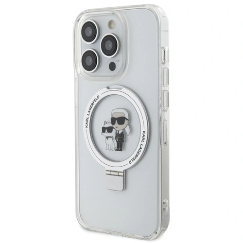 Kup Etui Karl Lagerfeld KLHMP15XHMRSKCH Apple iPhone 15 Pro Max hardcase Ring Stand Karl&Choupettte MagSafe bílý/white - KLD21838 - {ean13} - Sklep Home Screen