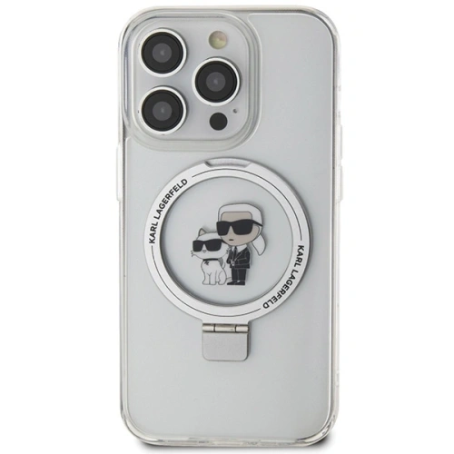 Kup Etui Karl Lagerfeld KLHMP15XHMRSKCH Apple iPhone 15 Pro Max hardcase Ring Stand Karl&Choupettte MagSafe bílý/white - KLD21838 - {ean13} - Sklep Home Screen