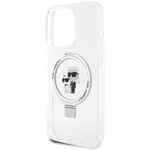 Kup Etui Karl Lagerfeld KLHMP15XHMRSKCH Apple iPhone 15 Pro Max hardcase Ring Stand Karl&Choupettte MagSafe bílý/white - KLD21838 - {ean13} - Sklep Home Screen