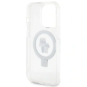 Kup Etui Karl Lagerfeld KLHMP15XHMRSKCH Apple iPhone 15 Pro Max hardcase Ring Stand Karl&Choupettte MagSafe biały/white - KLD21838 - {ean13} - Sklep Home Screen