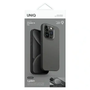 Buy UNIQ Lyden DS Apple iPhone 15 Pro Magclick Charging charcoal grey-black - UNIQ1396 - {ean13} - Home Screen Store Europe