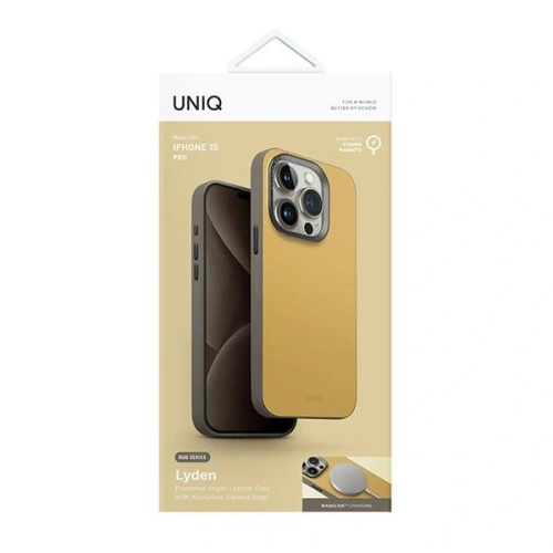 Kup UNIQ Lyden DS Apple iPhone 15 Pro Magclick Ladegerät kanariengelb-flintgrau - UNIQ1397 - {ean13} - Sklep Home Screen