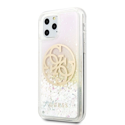 Kup Etui Guess GUHCN58LGIRGP pentru Apple iPhone 11 Pro carcasă dură Gradient Liquid Glitter Circle Logo - GUE423 - {ean13} - Sklep Home Screen