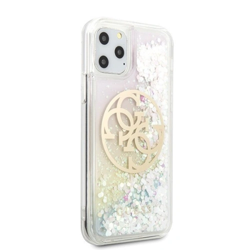 Kup Etui Guess GUHCN58LGIRGP pentru Apple iPhone 11 Pro carcasă dură Gradient Liquid Glitter Circle Logo - GUE423 - {ean13} - Sklep Home Screen