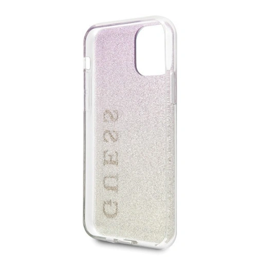 Kup Etui Guess GUHCN58PCUGLGPI Apple iPhone 11 Pro rozie-aurie/gold pink hard case Gradient Glitter - GUE424GLDPNK - {ean13} - Sklep Home Screen