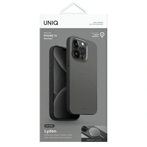 Kup Etui UNIQ Lyden DS Apple iPhone 15 Pro Max Magclick Charging niebiesko-czarny/washed blue-black - UNIQ1399 - {ean13} - Sklep Home Screen