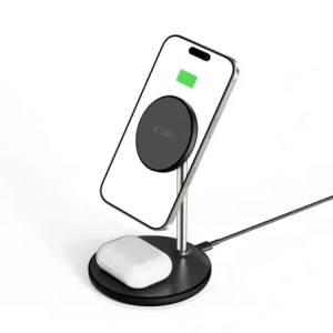 Kup Ładowarka bezprzewodowa Tech-Protect QI15W-A39 2in1 Magnetic MagSafe Wireless Charger Black - THP3616 - {ean13} - Sklep Home Screen