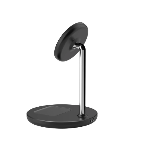 Kup Tech-Protect QI15W-A39 2in1 Magnetic MagSafe Wireless Charger Schwarz - THP3616 - {ean13} - Sklep Home Screen