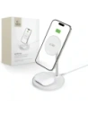Tech-Protect QI15W-A39 2in1 Magnetic Încărcător Wireless MagSafe Alb