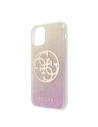 Buy Guess GUHCN58PCUGLPGG iPhone 11 Pro gold pink hard case Glitter Gradient 4G Circle Logo - GUE426GLDPNK - {ean13} - Home Screen Store Europe
