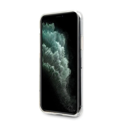 Kup Etui Guess GUHCN58PCUGLPGG Apple iPhone 11 Pro rózsaszín-arany/glitter gradient 4G kör logó - GUE426GLDPNK - {ean13} - Sklep Home Screen