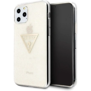 Kup Etui Guess GUHCN58SGTLGO Apple iPhone 11 Pro złoty/gold hard case Glitter Triangle - GUE427GLD - {ean13} - Sklep Home Screen
