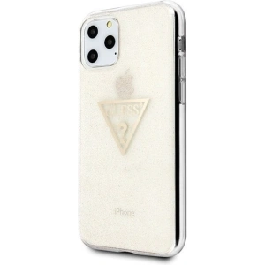 Kup Etui Guess GUHCN58SGTLGO Apple iPhone 11 Pro złoty/gold hard case Glitter Triangle - GUE427GLD - {ean13} - Sklep Home Screen